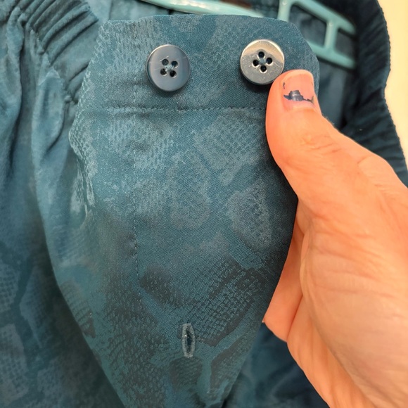 Savage X Fenty Men’s Pajama Teal Green Loungewear Pants Size XS 2 Pockets - Picture 9 of 13